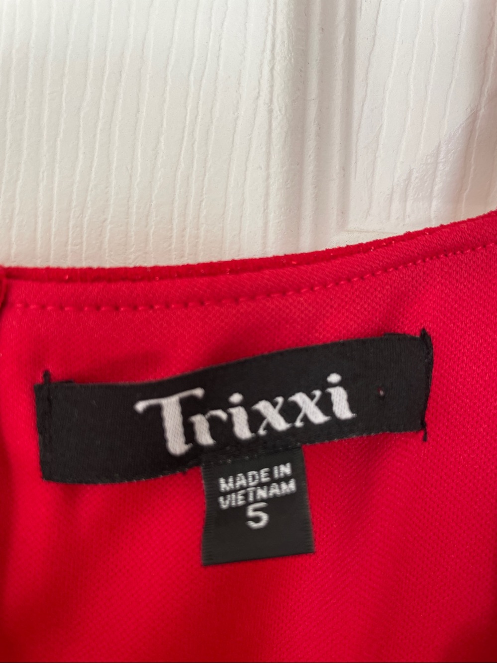 NWT Trixxi Red Formal Dress with Slit and adjustable straps - Picture 2 of 5